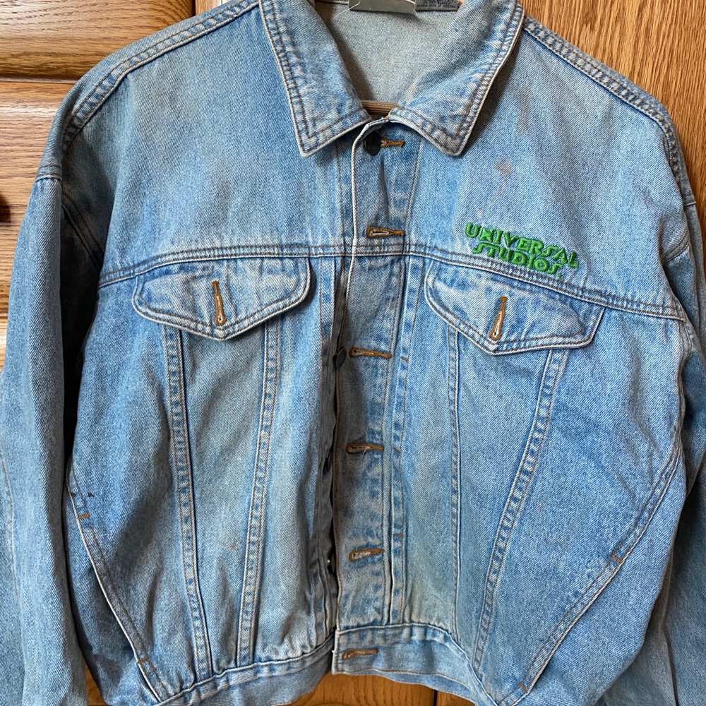 Universal Studios Woody Woodpecker Denim Jacket